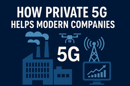 🔹 Why Private 5G Is Quietly Powering the Future of Business Private 5G may not be a buzzword like AI or robotics, but it’s quietly transforming the way companies operate — especially in manufacturing, logistics, and automation-heavy sectors.