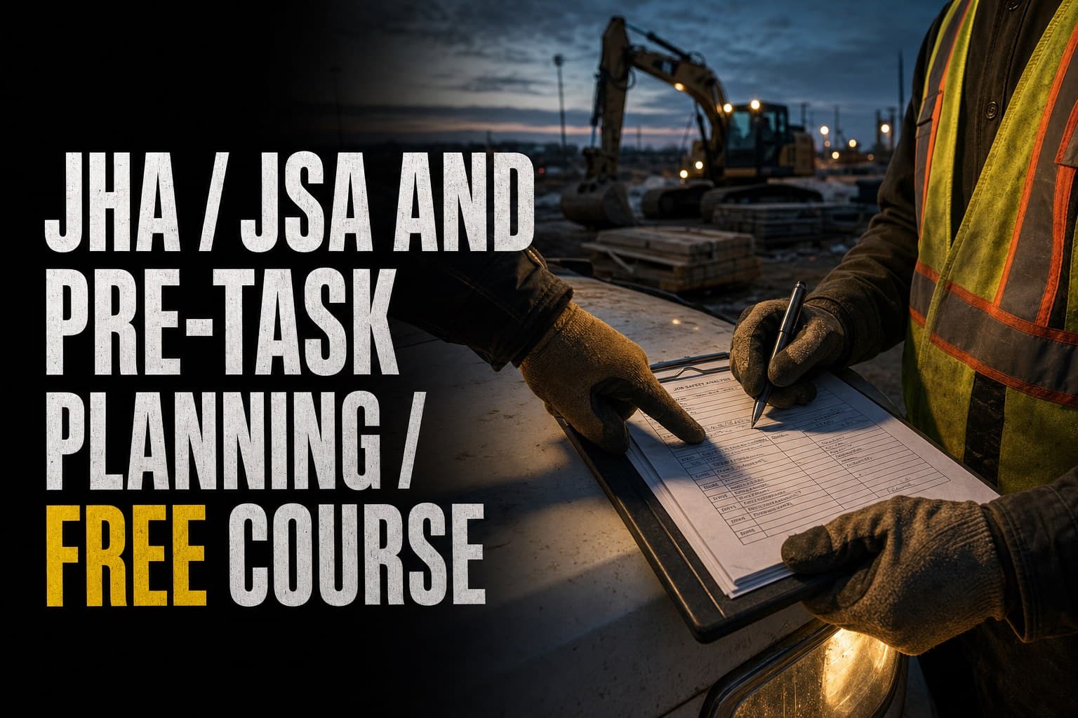 JHA/JSA and Pre-Task Planning