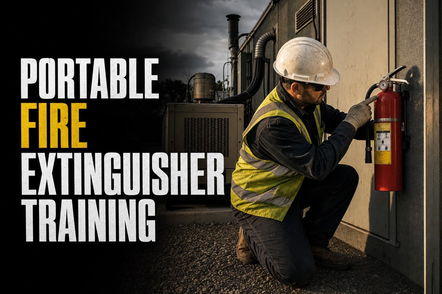 Portable Fire Extinguisher Training