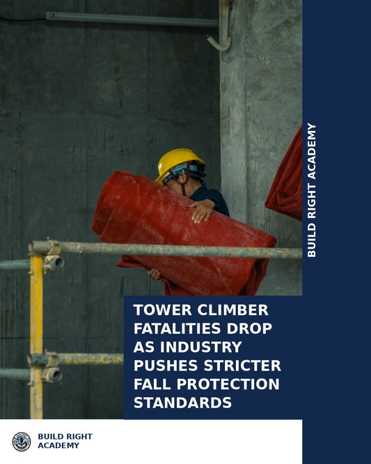Tower Climber Fatalities Drop as Industry Pushes Stricter Fall Protection Standards