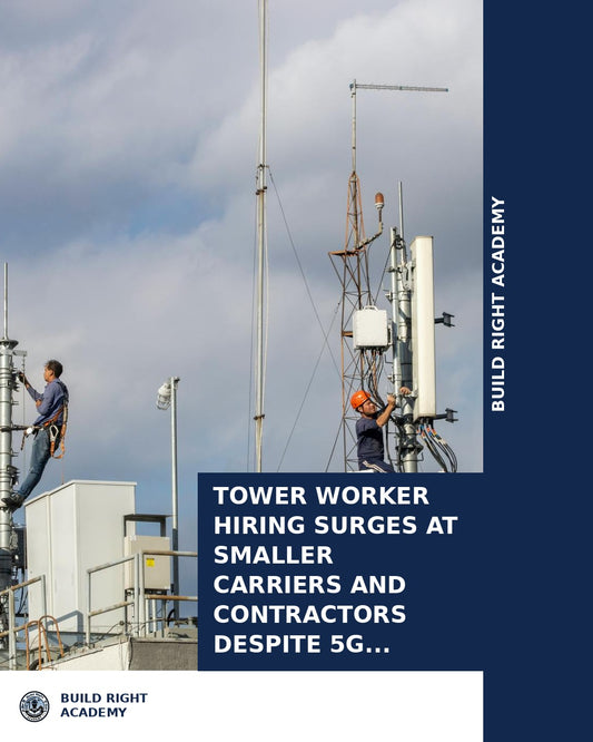 Tower Worker Hiring Surges at Smaller Carriers and Contractors Despite 5G Consolidation: Data Shows 2025 Demand Outpacing Supply