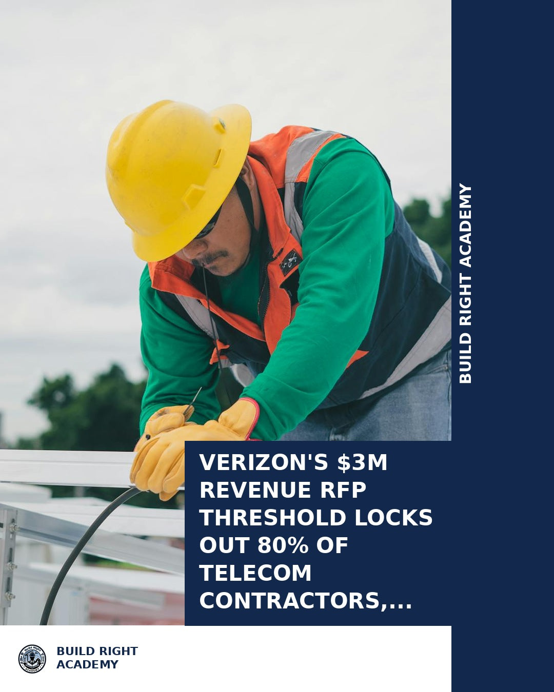 Verizon's $3M Revenue RFP Threshold Locks Out 80% of Telecom Contracto