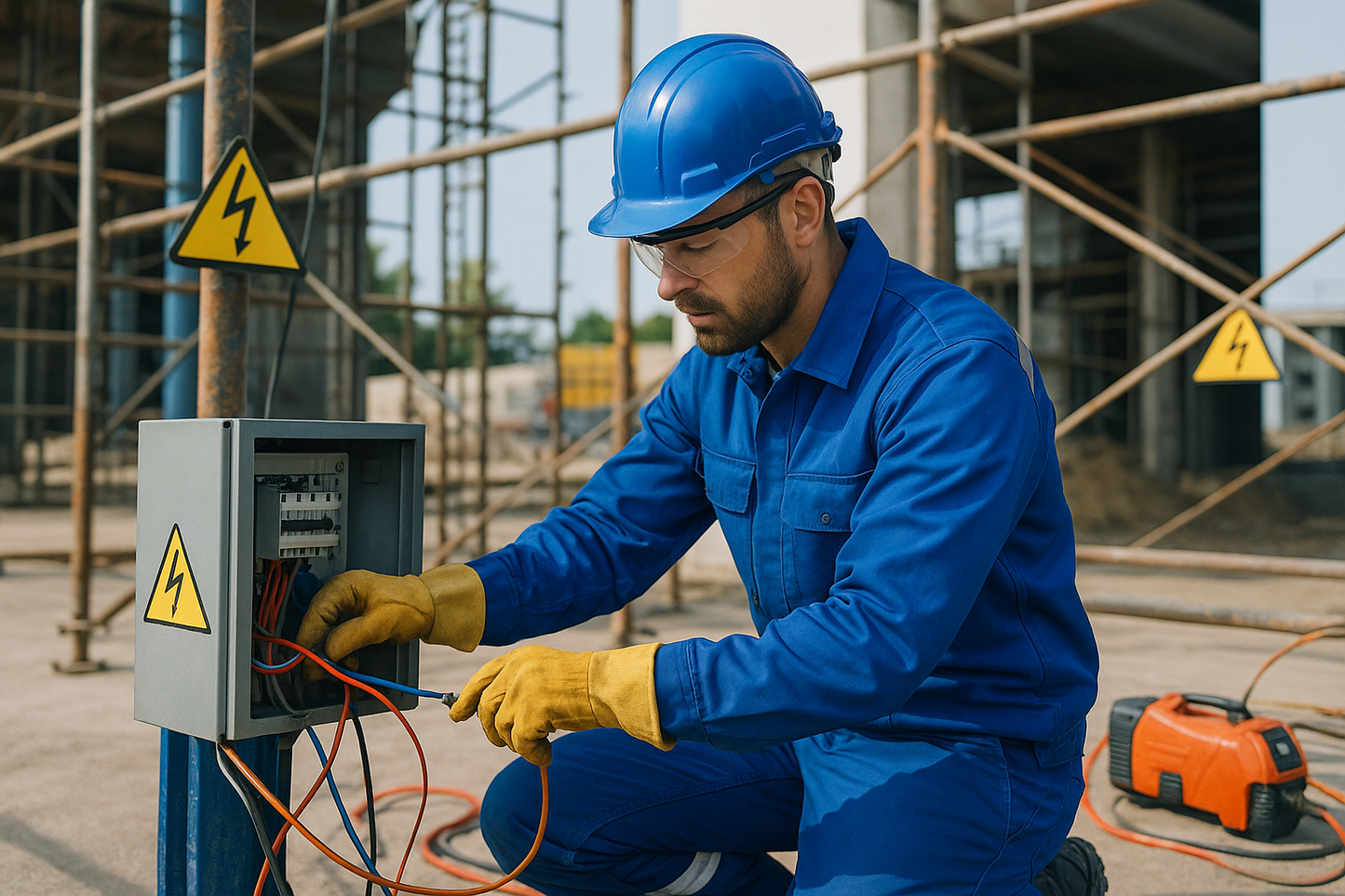 Working Safely with Electricity for Construction